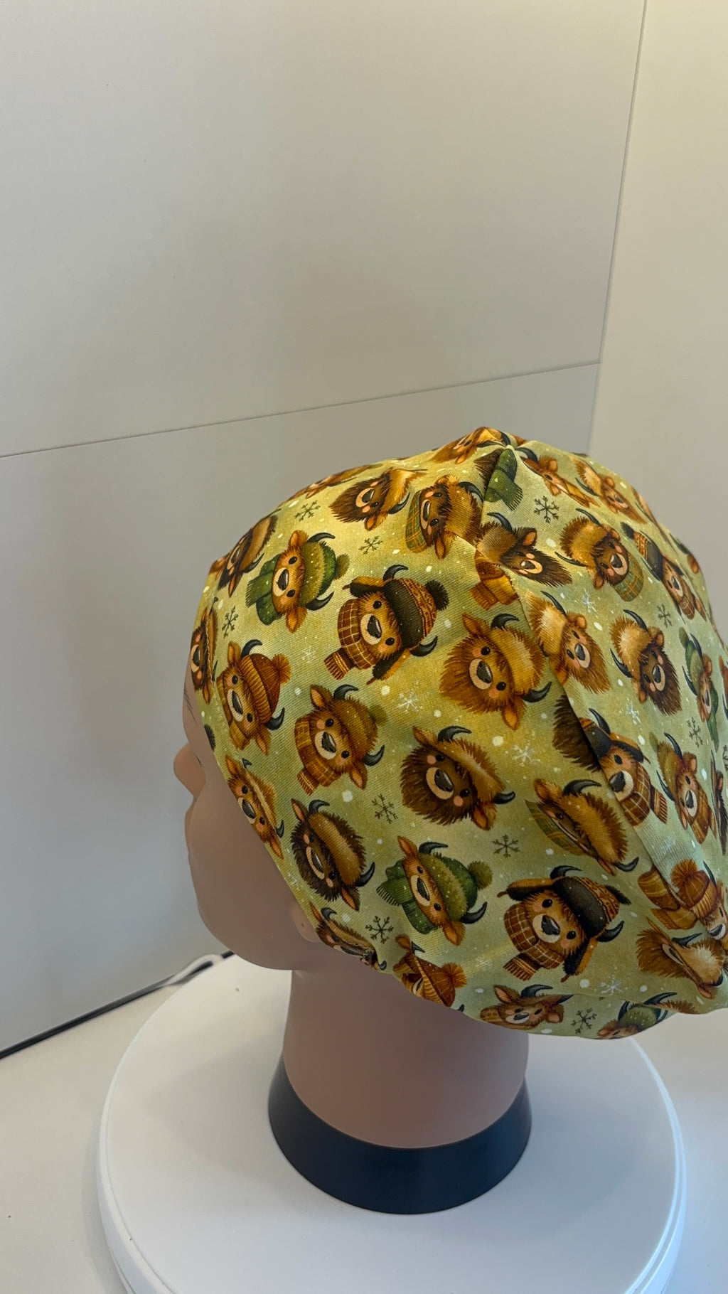 Cosy Cows Premium Cotton Jersey super soft theatre scrub hat/cap