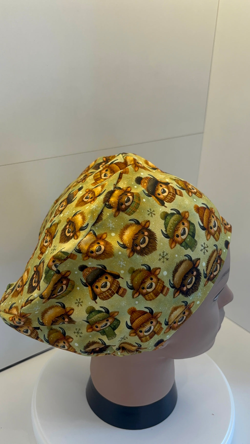 Cosy Cows Premium Cotton Jersey super soft theatre scrub hat/cap