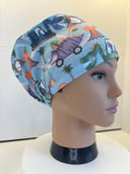 Dino Trucks Premium Jersey super soft and smooth cotton theatre scrub hat/cap.