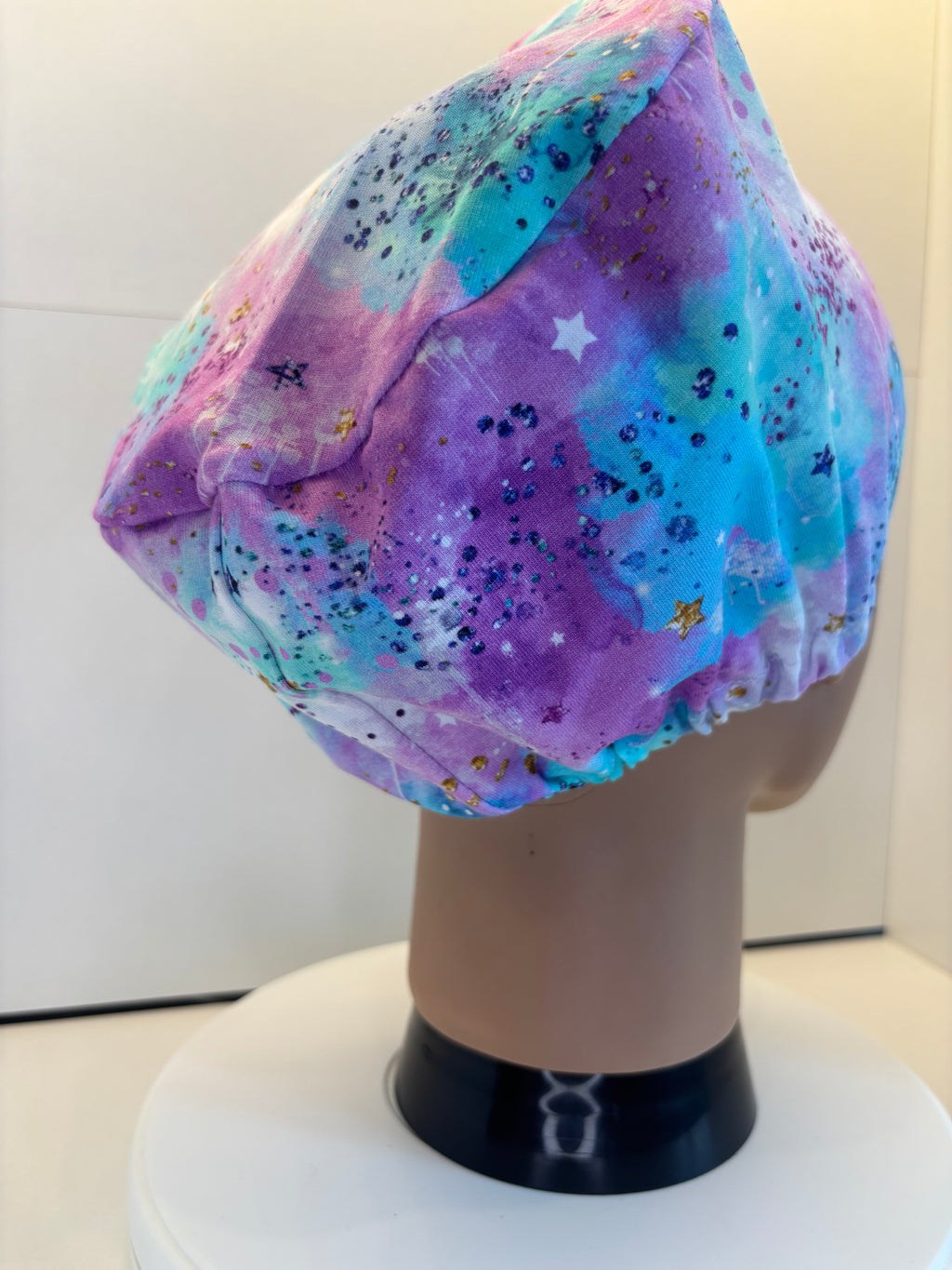 Dreamy Galaxy Premium Cotton Jersey super soft theatre scrub hat/cap