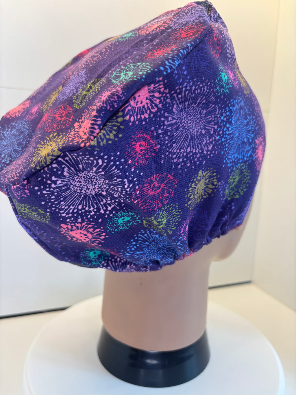 Festival Fireworks Premium Jersey Fabric Scrub Cap/Theatre Hat