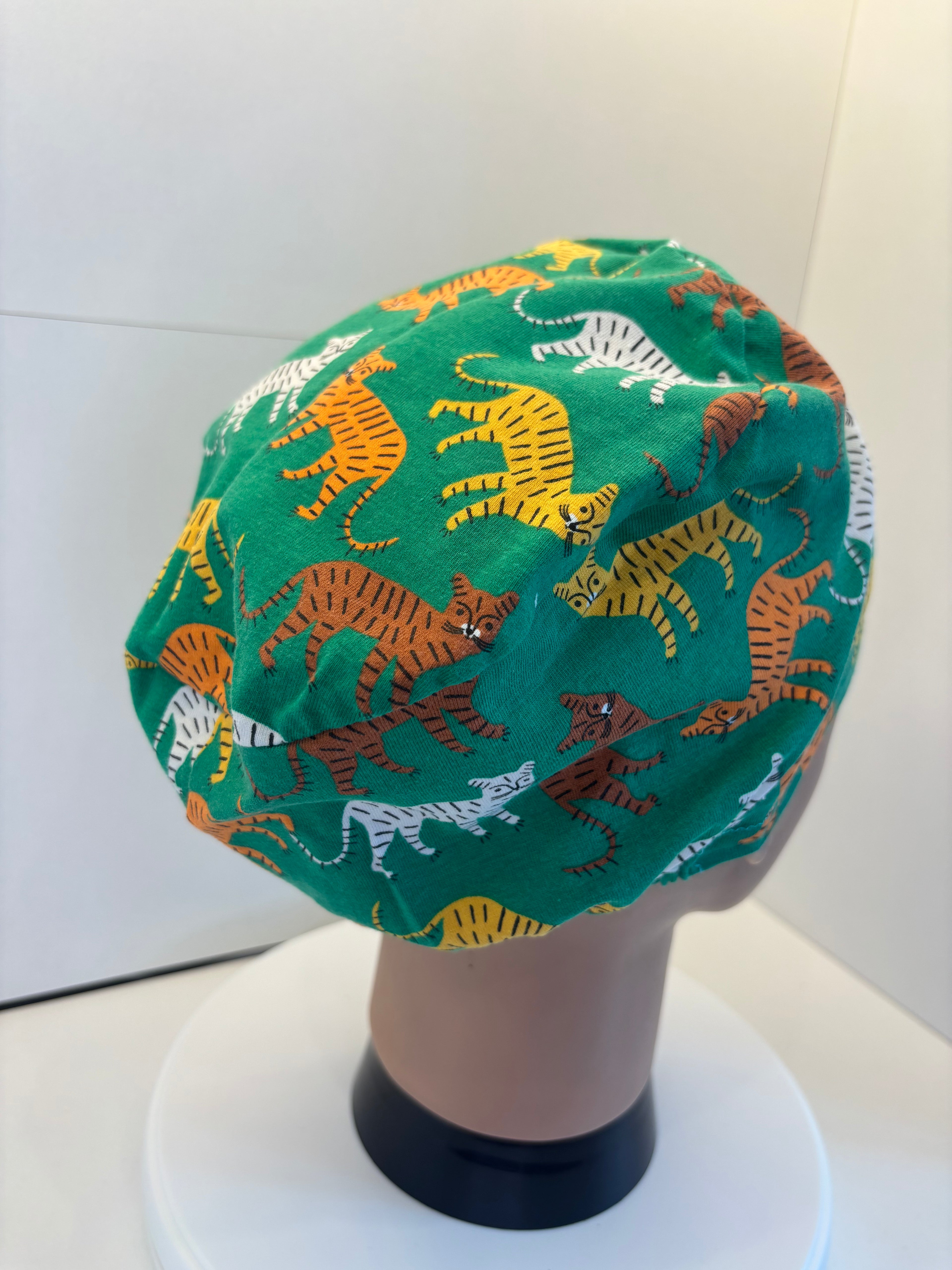 Hey Tiger Premium Cotton Jersey super soft theatre scrub hat/cap