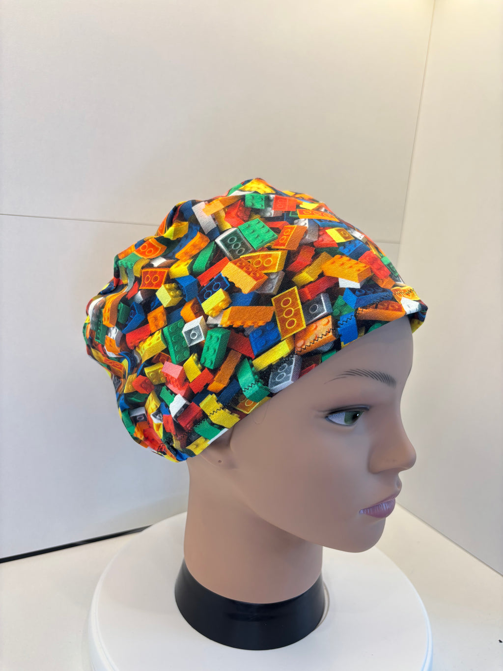 Lego Brick Premium Soft Jersey Fabric Theatre Hat/Scrub Cap