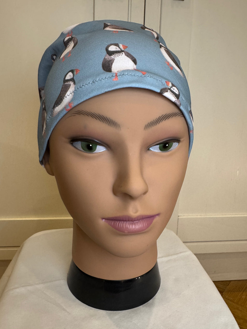 Puffin Colony Premium Jersey super soft and smooth cotton theatre scrub hat/cap