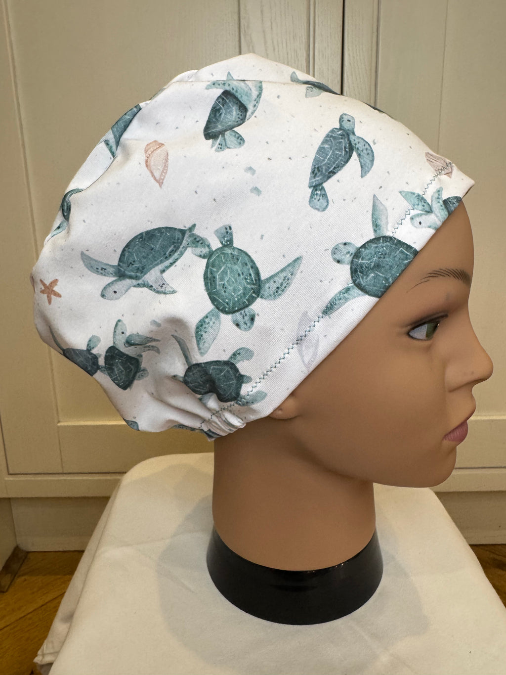 Turtle Flotilla Premium Jersey super soft and smooth cotton theatre scrub hat/cap