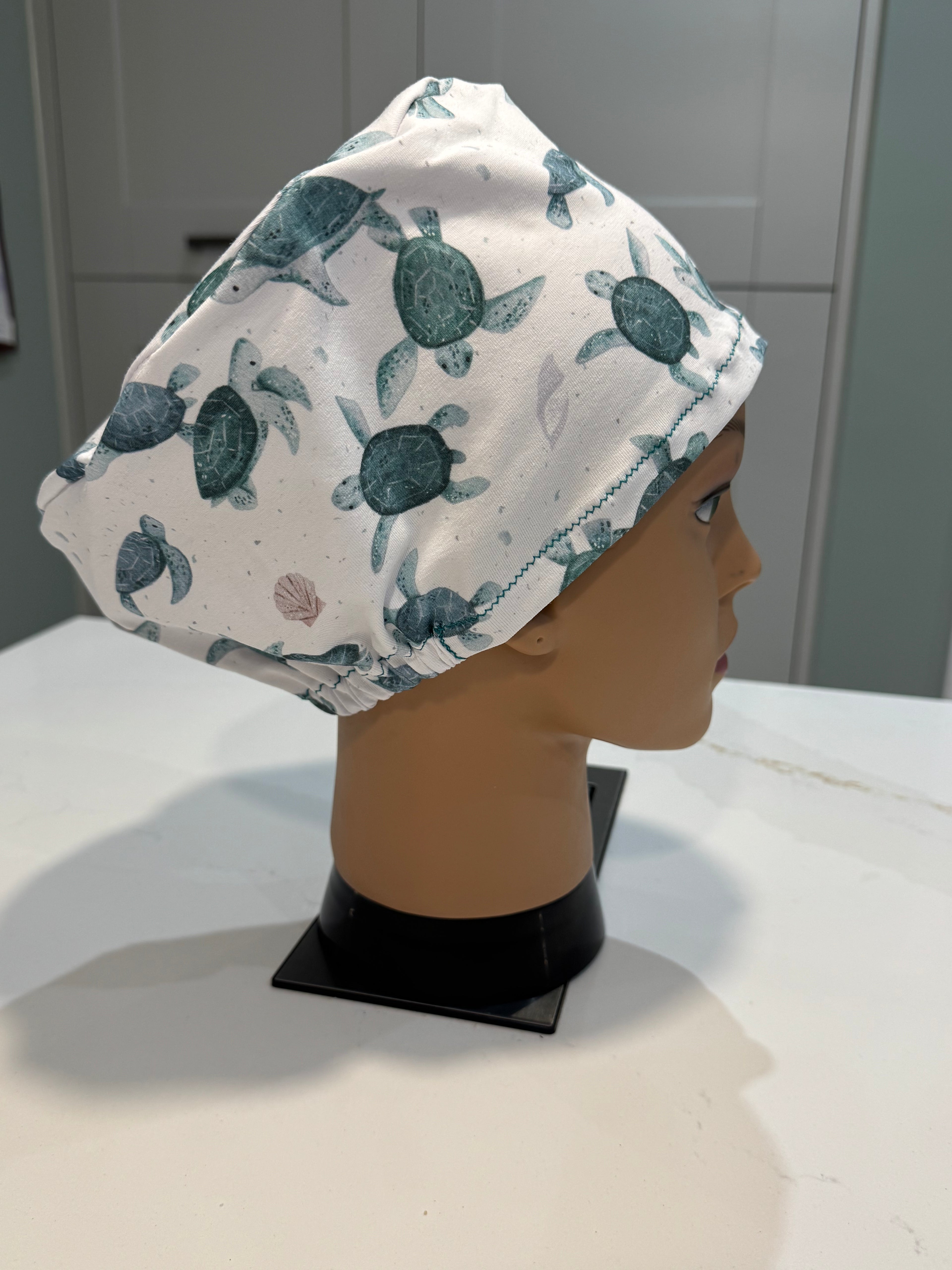 Turtle Flotilla Premium Jersey super soft and smooth cotton theatre scrub hat/cap