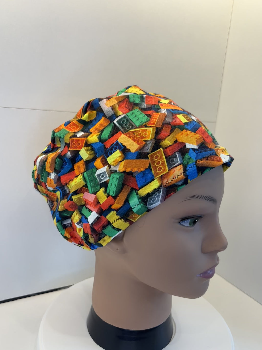 Lego Brick Premium Soft Jersey Fabric Theatre Hat/Scrub Cap