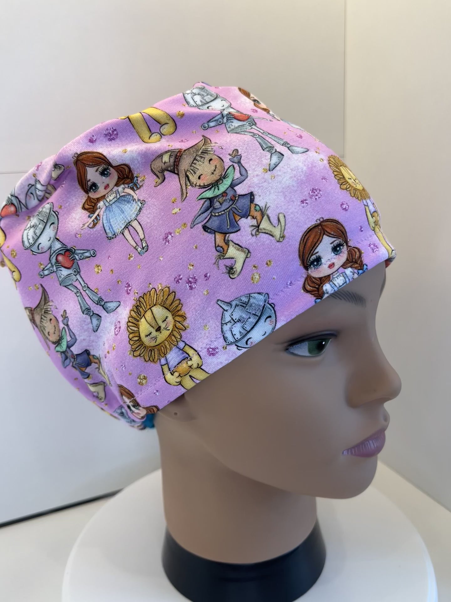 Pink Wizard of Oz/ Wicked Premium Cotton Jersey super soft theatre scrub hat/cap