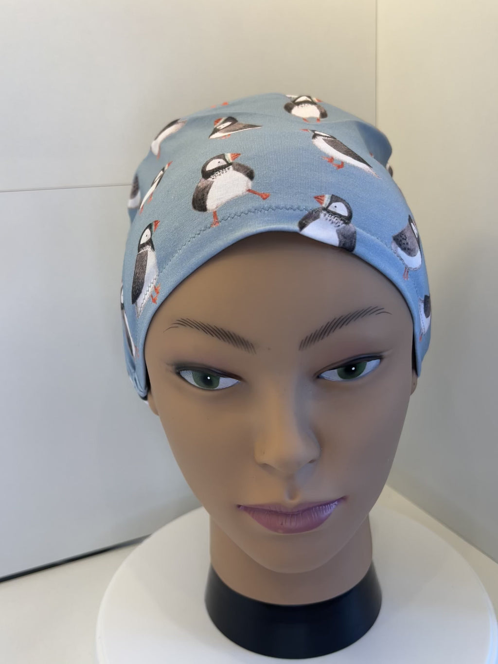Puffin Colony Premium Jersey super soft and smooth cotton theatre scrub hat/cap